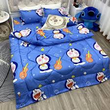 Chăn phao siêu nhẹ cực ấm,đã có ruột bông liền vải cotton poly, họa tiết sinh động