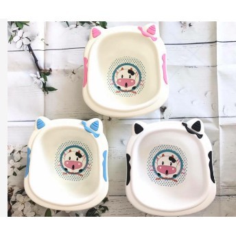Chậu rửa mặt hình bò sữa xinh yêu cho bé - Loại 1