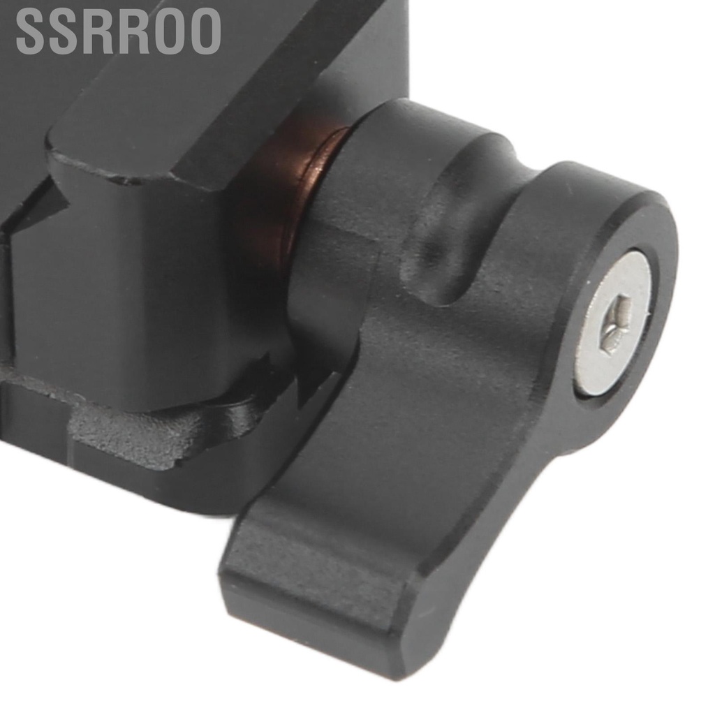 Kẹp khóa NATO tháo nhanh với ren 1/4 3/8 để định vị lỗ mở rộng lồng máy ảnh