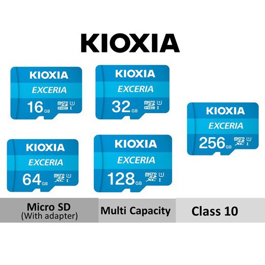 Thẻ Nhớ KIOXIA Exceria Micro SDHC UHS-I U1 100MB/s 16GB | 32GB | 64GB | 128GB | 256GB