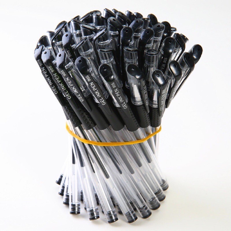 SET 100 CHIẾC BÚT BI NƯỚC VĂN PHÒNG MỰC ĐỀU NÉT CHỮ ĐẸP