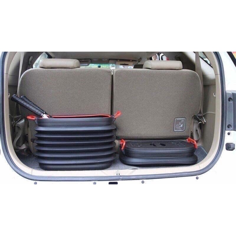 Thùng đựng đồ co giãn có nắp cho oto