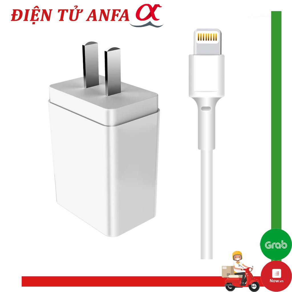 Bộ sạc Sendem Iphone B01 sạc nhanh độ bền cao, an toàn, Sạc ổn định 2.4A cho điện thoại  bảo hành 1 năm /uy tín