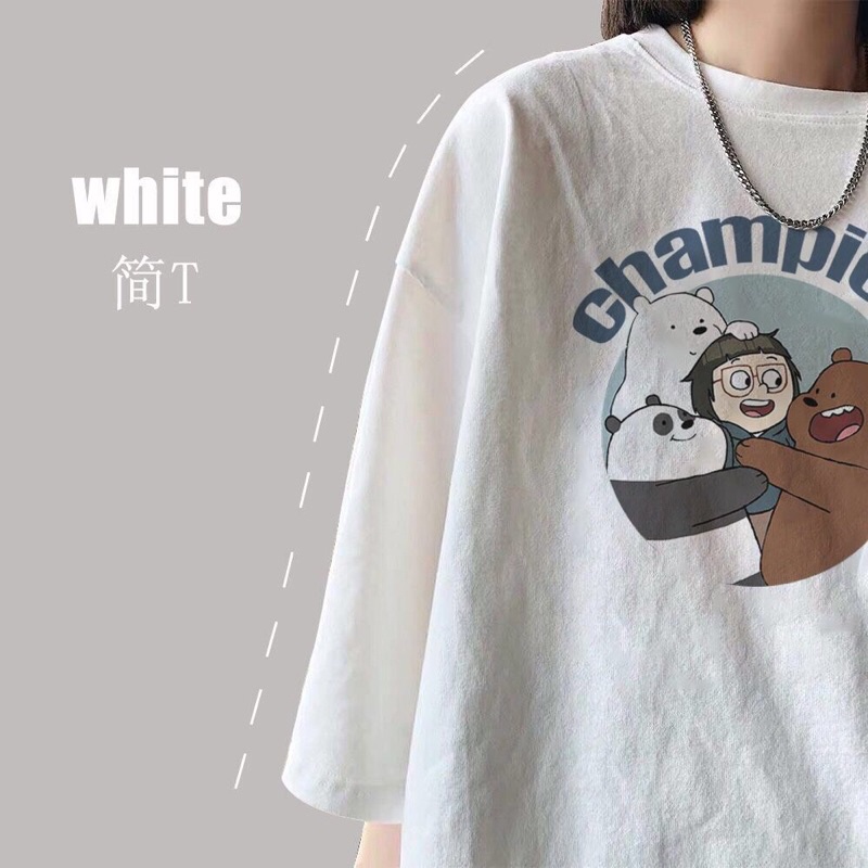 Áo phông CHAMPION và BADHAIRDAY hàng chất lượng cao, cotton 100%