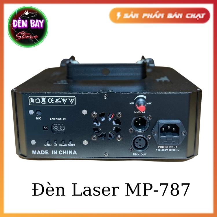 Đèn Laser MP 787 Cảm Biến Nhạc Chiếu Tia 3D Hơn 1400 Hiệu Ứng Dùng Cho Sân Khấu Phòng Bay, Karaoke, Bar
