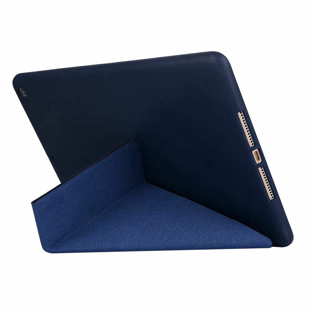 for iPad 9.7 2017 2018 Case PU Leather Flip Smart Stand Soft silicone Back Slim Protective Cover A1822 A1823 A1893 A1954