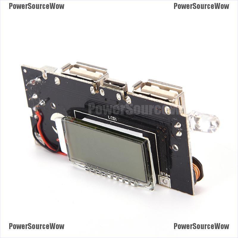 Mô Đun Sạc Pin Điện Thoại Cổng Usb Kép 5v 1a 2.1a 18650 Pcb Dg My