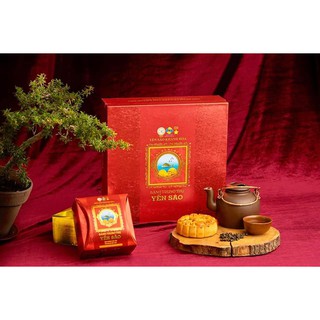 [HCM] Bánh trung thu Yến Sào Khánh Hòa Sanest 200gr, date mới, đủ vị chay, mặn
