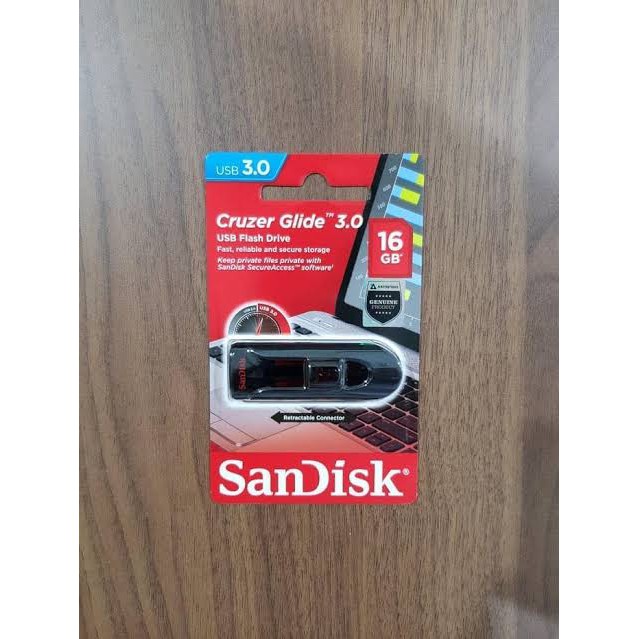 Ổ Đĩa Flash Sandisk Cruzer Glide Cz600 Usb Flashdisk / 16gb Usb 3.0