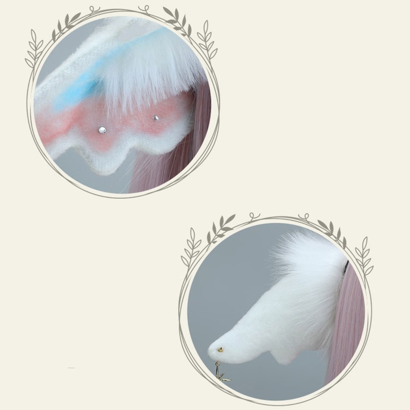 Băng Đô Tai Cừu Nhồi Bông Xinh Xắn Theo Phong Cách Lolita Dành Cho Nữ