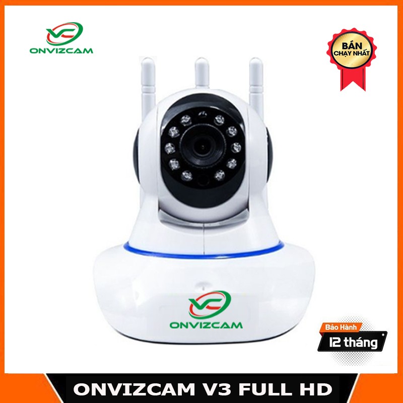Camera giám sát không dây  ONVIZCAM V3 xoay theo chuyển động nâng cấp từ YOOSEE Full HD 1080P