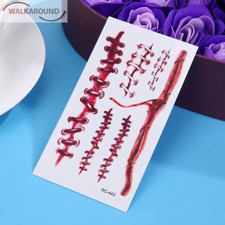 Hình Xăm Dán 3D Hóa Trang Halloween