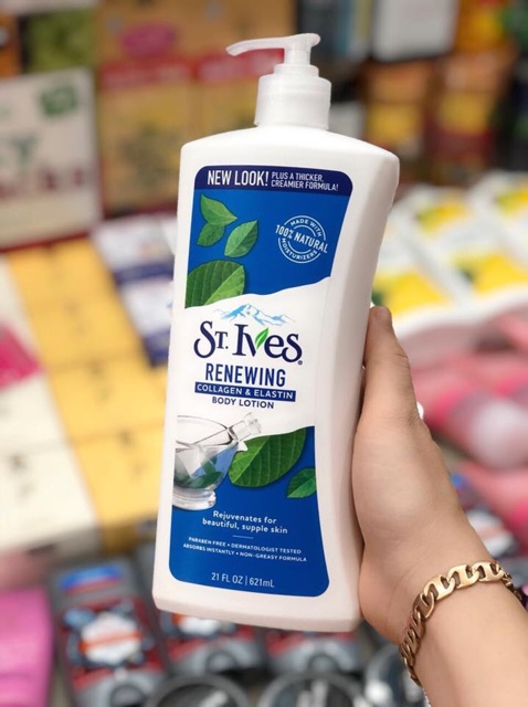 Sữa dưỡng thể St.Ives Renewing Collagen & Elastin Body Lotion