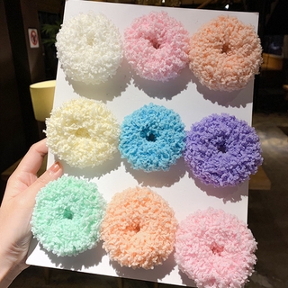 Dây Cột Tóc Co Giãn Màu Dạ Quang Phong Cách Hàn Quốc