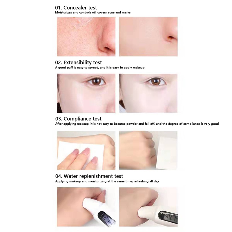 Phấn nước BB CC cream dưỡng ẩm màu tự nhiên làm sáng da