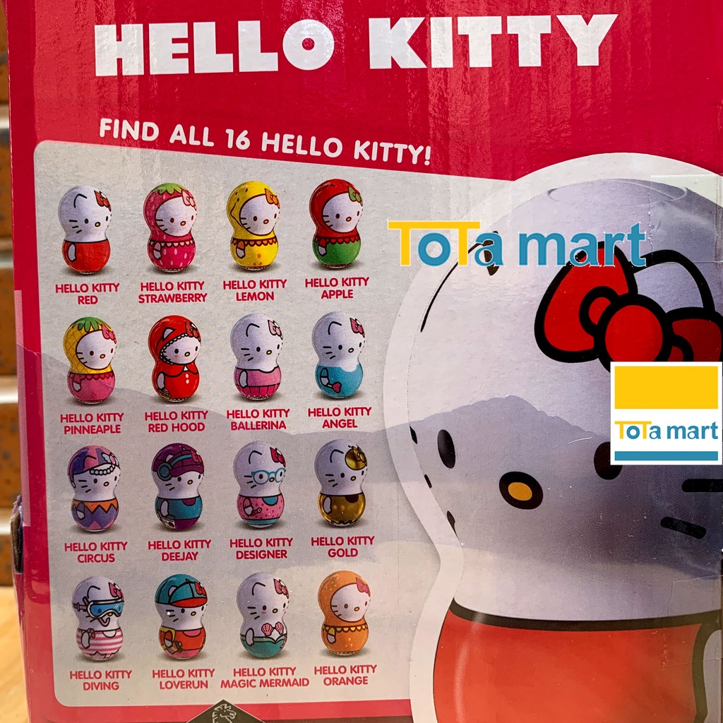 Kẹo đồ chơi trẻ em lật đật mèo Hello Kitty/ Pony/ siêu anh hùng Marvel Justice League RELKON FLIPPERZ 10g.