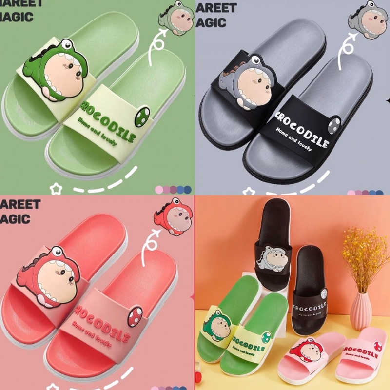 Dép Lê Nam Nữ Hình Khủng Long Unisex Siêu Cute, dép Đi Trong Nhà, Thời Trang, Cá Tính- LinhTinhShop ❤️❤️❤️