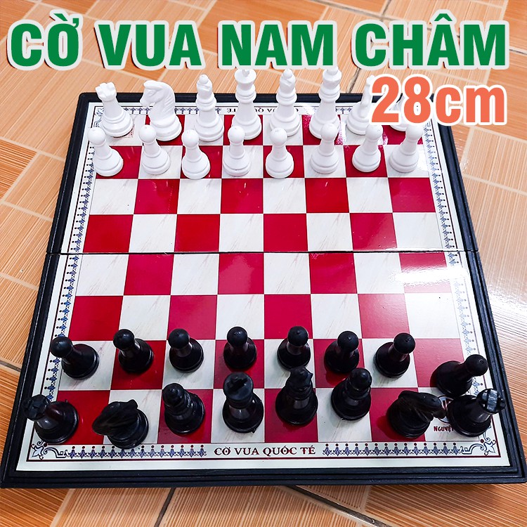 Bộ cờ vua nam châm 28cm đồ chơi trẻ em - Cờ Vua nam châm chất lượng cao