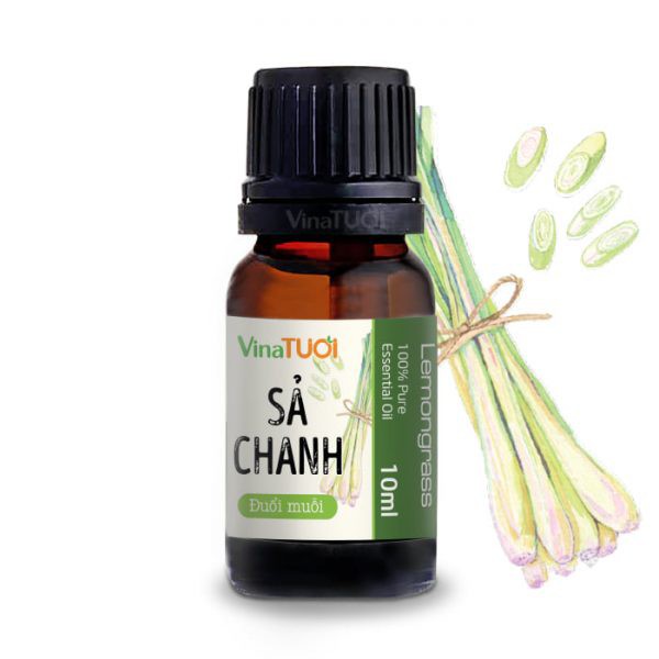 [Đuổi muỗi] Tinh dầu Sả Chanh 10ml (Chọn treo hoặc lọ xông)