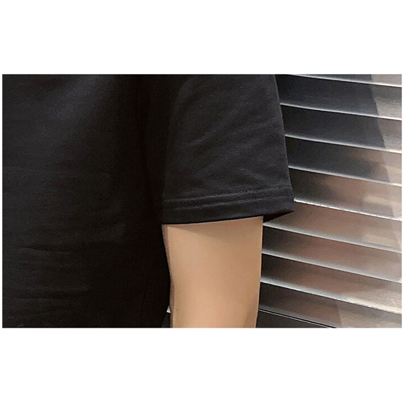 Áo Thun Tay Ngắn Cổ Tròn Dáng Rộng Chất Liệu Cotton Thời Trang Mùa Hè Cho Nam