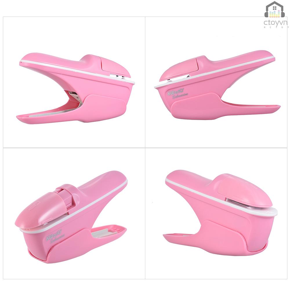 Dụng Cụ Dập Ghim Cầm Tay Mini An Toàn Không Cần Bấm Ghim 7 Tờ Cho Giấy Binding Commerci