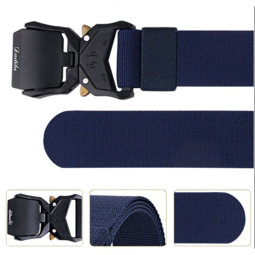 Thắt Lưng Chiến Thuật 125CM Bằng Nylon Có Khóa Thả Nhanh Cho Nam