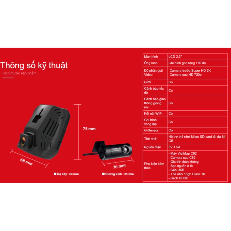VIETMAP C62S GHI HÌNH – CẢNH BÁO GIAO THÔNG | BigBuy360 - bigbuy360.vn