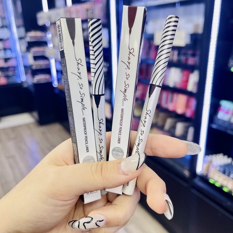 Chì Kẻ Mắt Chống Nước Clio Sharp So Simple Waterproof Pencil Liner 01 02 03 04 05 06