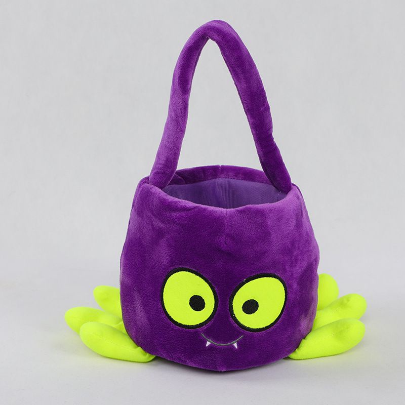 lovely Halloween Funny Candy Ryan Leeah Dylan Pumpkin Basket Bag Plush Toy Bat Kid Gift