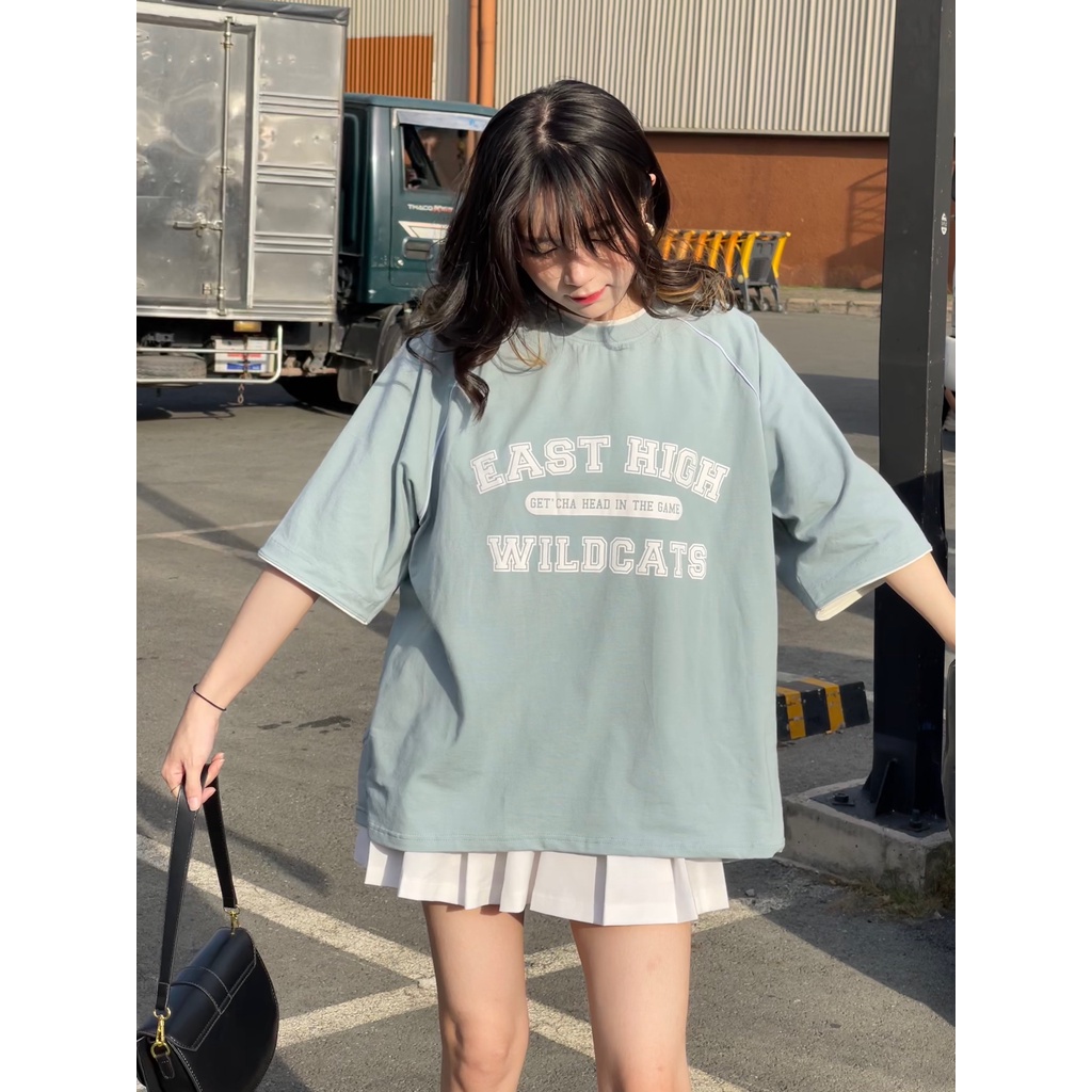 Áo Thun Cotton 100% HIGHT TEE Form Rộng Unisex Nam Nữ (Ảnh Thật/Có Sẵn) | BigBuy360 - bigbuy360.vn