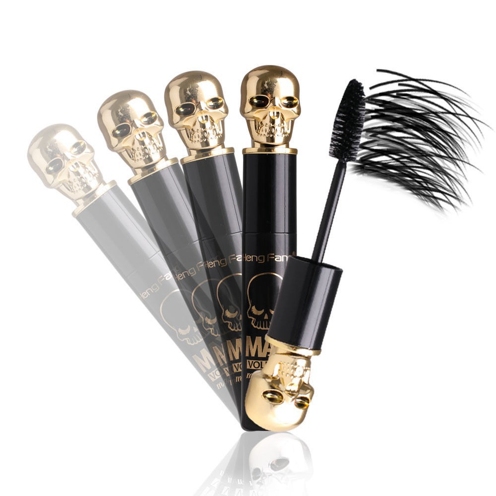 (Hàng Mới Về) Mascara Màu Đen Kháng Nước Chuốt Mi Thiết Kế Hình Đầu Lâu Độc Đáo | BigBuy360 - bigbuy360.vn