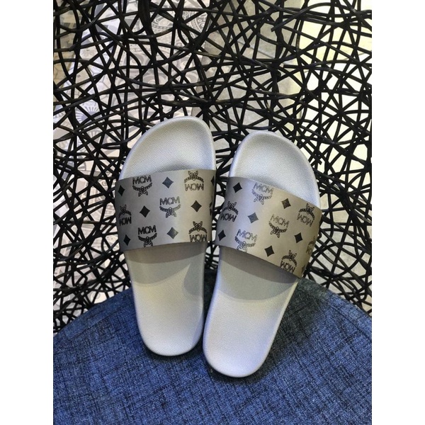 Dép quai ngang nam thời trang cao cấp Full box MCM
