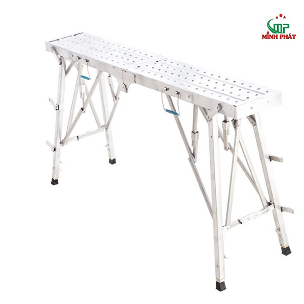 Giàn giáo gấp gọn thông minh di động - chiều cao có thể thay đổi theo ý muốn dài 200cm