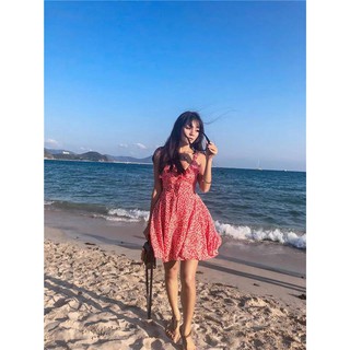 Đầm voan hoa nhí