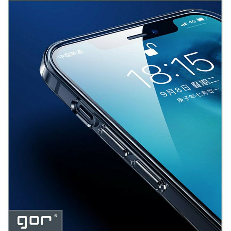 Bộ 2 kính cường lực Gor 9H cho iPhone 12 Mini, 12, 12 Pro, 12 Pro Max Vát cạnh 2,5D siêu bền Chính Hãng