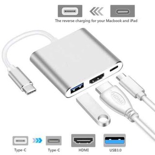 Cáp Chuyển Type C Sang HDMI + USB 3.0 + Type C - USB-C