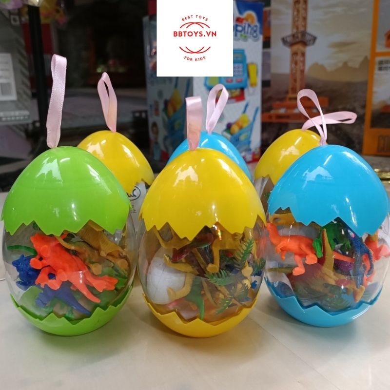 Đồ chơi mô hình quả trứng chứa khủng long (BBTOYS: 33)