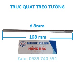 10 bộ trục và bạc quạt treo tường, túp năng điện dài 168mm