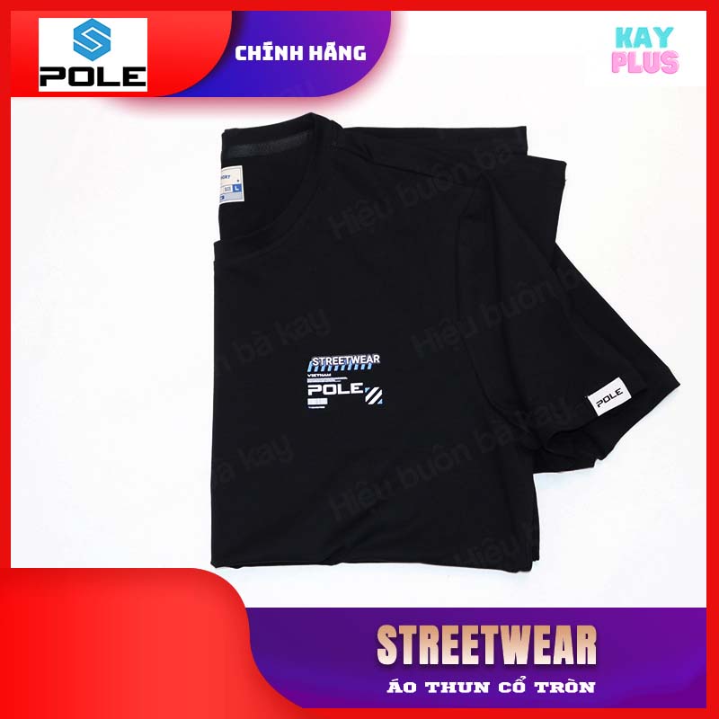 Áo thun Nam &amp; Nữ cổ tròn POLE -  Streetwear 04
