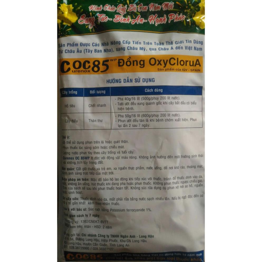 [ GIÁ TỐT] COC 85- Thuốc trị nấm bệnh cho cây trồng 1kg- có lì xì trong gói