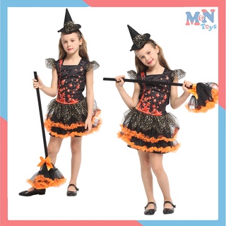 Bộ hóa trang phù thủy G-0333 Sparkling Witch cho bé chơi Halloween
