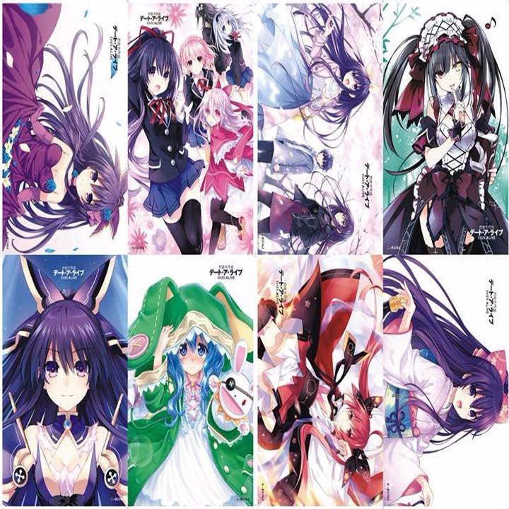 Poster Date A Live Cuộc hẹn sống còn tranh treo album ảnh in hình anime chibi đẹp