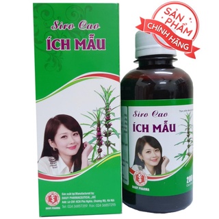Siro Cao Ích Mẫu Đại Uy Bổ huyết điều kinh, giúp điều hòa kinh nguyệt chai 200ml - Chika