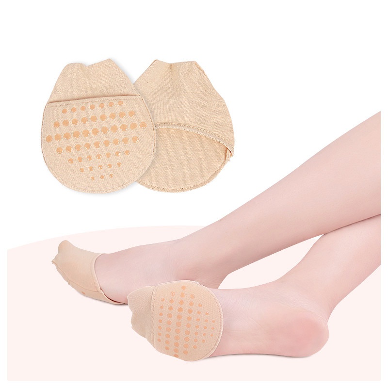 Vớ Đệm Chân Không Đường May Chống Trượt Giảm Đau Dành Cho Nữ Mang Giày Cao Gót