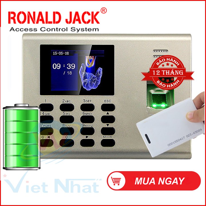 Ronald Jack DG-600 ID - Máy Chấm Công Vân Tay Thẻ Từ Chính Hãng