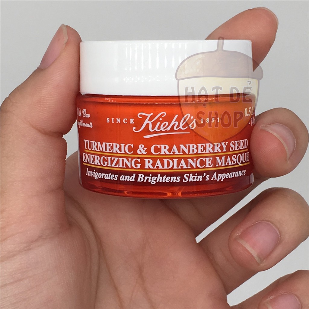 Kiehl's / Kiehls Mặt Nạ Đất Sét Nghệ Làm Sạch Hỗ Trợ Trị Thâm Turmeric&Canberry Seed Energizing Radiant 14ml