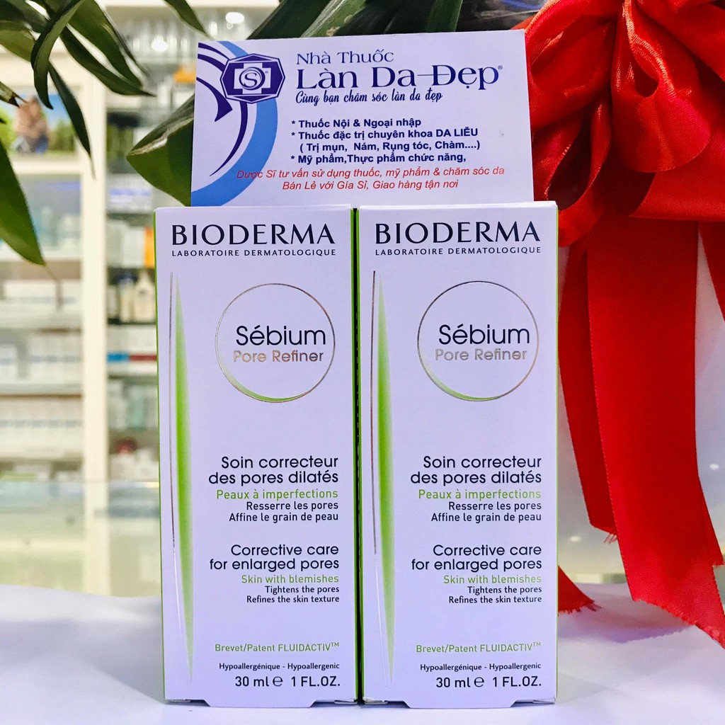 Tinh chất dưỡng Bioderma Sebium Pore Refiner kiểm soát dầu ngừa mụn se khít lỗ chân lông tuýp 30ml