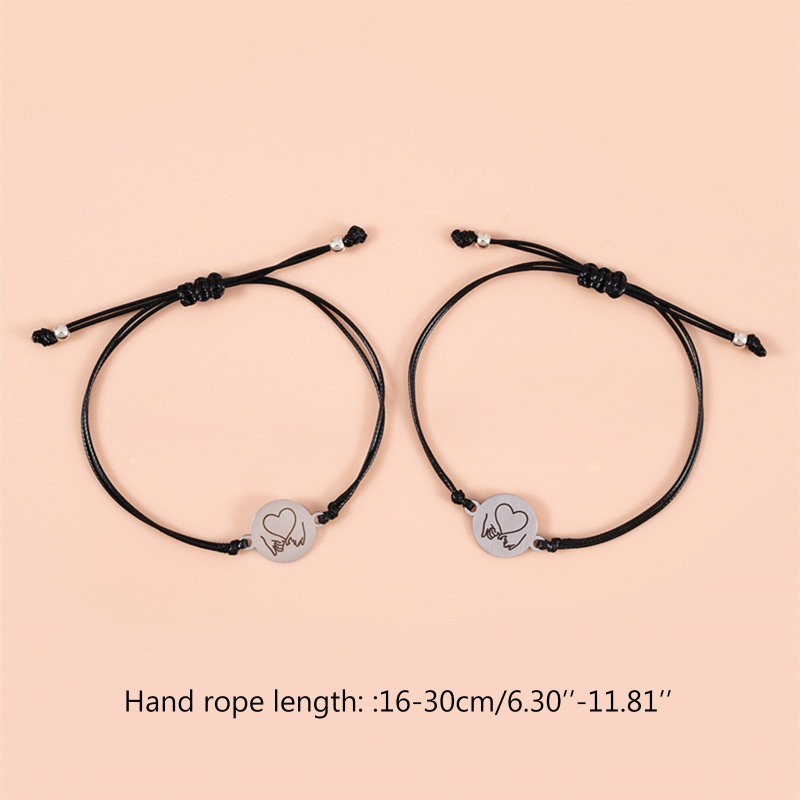 Bộ 2 Vòng Đeo Tay Dây Dài Handmade Dành Cho Cặp Đôi/ Bạn Thân/ Bạn Bè/ Tuổi Teen