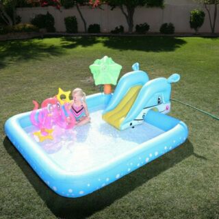 Bể bơi phao 🏊 có cầu trượt Bestway