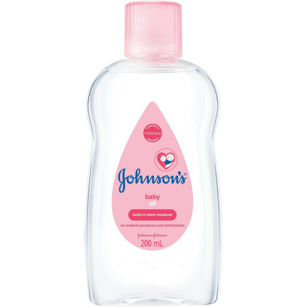Date T12-24 Dầu massage dưỡng ẩm Johnson's baby oil pink